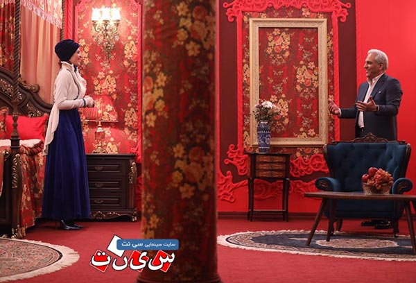 مهران مدیری و ویشکا آسایش در نمایی از سریال «دراکولا» ساخته مهران مدیری