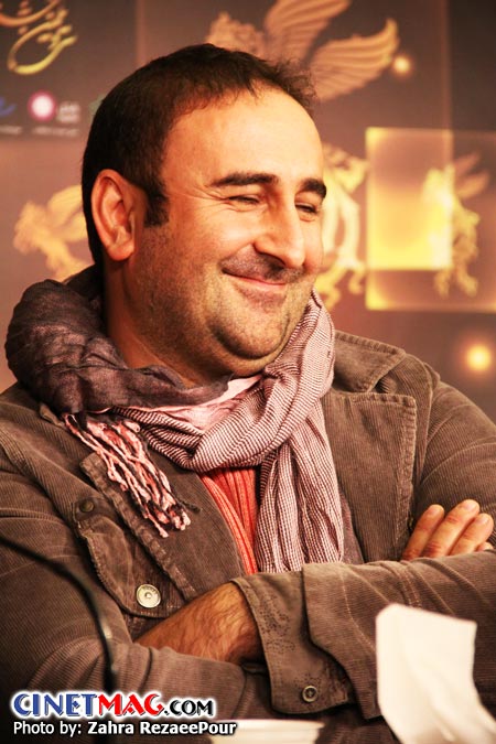 مهران احمدی (بازیگر) در نشست پرسش و پاسخ فیلم 