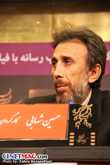 حسین شهابی (کارگردان) در نشست پرسش و پاسخ فیلم 