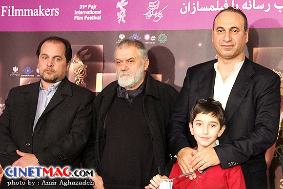 حمید فرخ نژاد، ایرج رامین فر و علی غفاری در نشست پرسش و پاسخ فیلم 