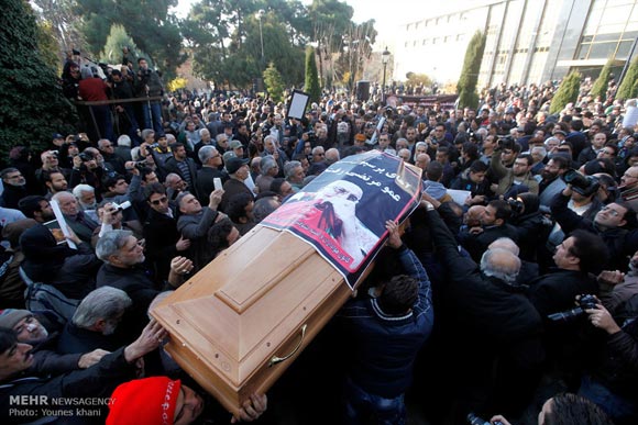 مراسم تشییع پیکر زنده یاد مرتضی احمدی