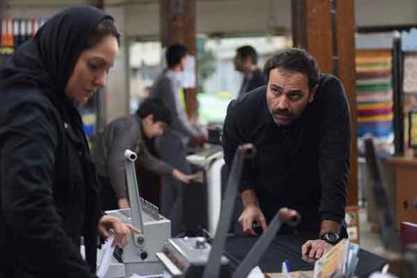 مهناز افشار و آرش مجیدی در نمایی از فیلم سینمایی 