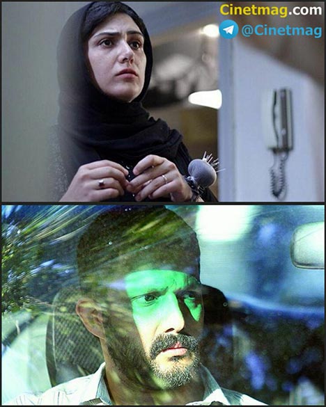 باران کوثری و حامد بهداد در نمایی از فیلم سینمایی 