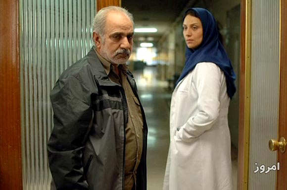 شبنم مقدمی و پرویز پرستویی در نمایی از فیلم 