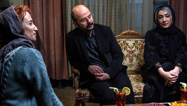 هانیه توسلی، علی مصفا و نگار جواهریان در نمایی از فیلم «گرگ بازی»