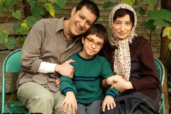 نگار جواهریان و شهاب حسینی در پشت صحنه فیلم 