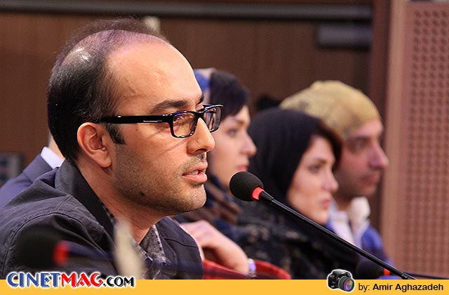روج الله حجازی در نشست مطبوعاتی فیلم 