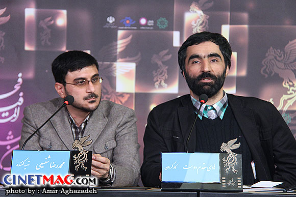 هادی مقدم دوست و محمدرضا شفیعی در نشست پرسش و پاسخ فیلم 