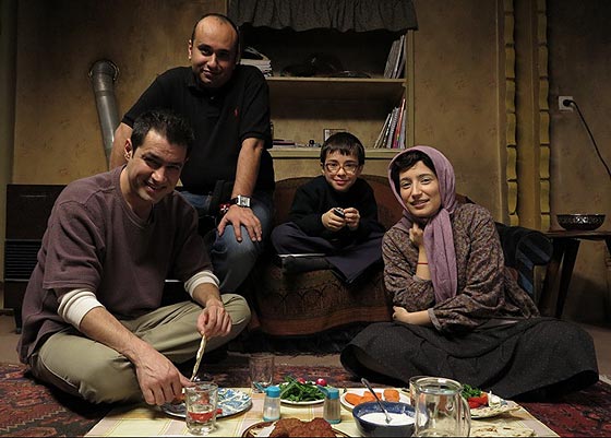 نگار جواهریان، مازیار میری و شهاب حسینی - پشت صحنه 