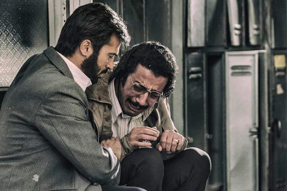 مهدی زمین پرداز و احمد مهران فر در نمایی از فیلم سینمایی 